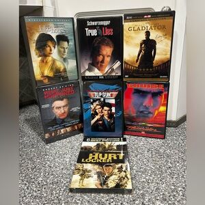 DVD Movie Bundle Lot of 7 Top Gun Gladiator True Lies 3 New Sealed
